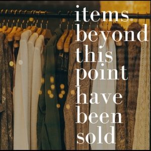 SOLD BEYOND THIS POINT